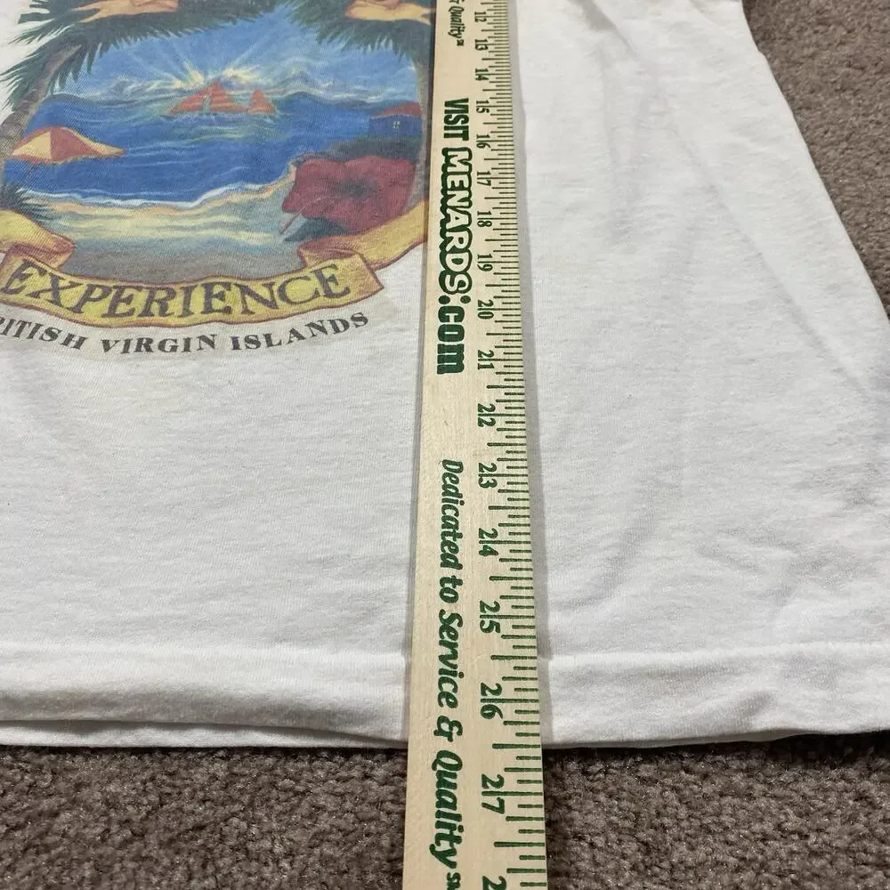 Pusser’s Experience Tank Top Mens L Vintage Made in USA Beach Graphic - Picture 16 of 16